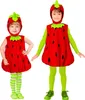 Kinderkostüm Erdbeere – Gr. 110–128 cm - Obstkostüm 116 cm Produktbild-Vorschau 1