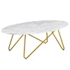 Couchtisch 120x40x60 cm mit Marmor Optik Weiß, Produktbild-Vorschau 1