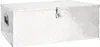 vidaXL Úložný box stříbrný 100x55x37 cm Hliník Náhled obrázku produktu 8