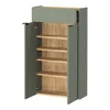 Garderobe Flurgarderobe schmal in grün mit Eiche Produktbild-Vorschau 4