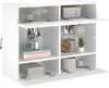 vidaXL TV-Wandschrank mit LED-Leuchten Weiß 78,5x30x60,5 cm Produktbild-Vorschau 6