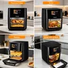 Heißluftfritteuse XXL 12L mit LED-Touchscreen, 9 Programme, Produktbild-Vorschau 10