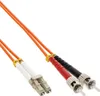 InLine LWL Duplex Kabel, LC/ST, 50/125µm, OM2, 2m, 2 m, Produktbild-Vorschau 1