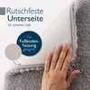 Beautissu Badematte rutschfest BeauMare FL, 120x70cm, Grau Produktbild-Vorschau 2