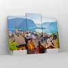 Bild auf Leinwand - Leinwandbild - Berge See Wasser - Produktbild-Vorschau 4