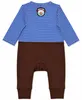 BONDI Baby Strampler "Gipfelkraxler" 91837 | Stripe blue Produktbild-Vorschau 2