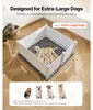 SucceBuy Porodní bedna pro psy, 1520 x 1520 x 610 mm, Náhled obrázku produktu 2