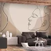 Selbstklebende Folie Fototapete - Line Art - Femininity Produktbild-Vorschau 2
