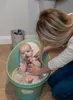 Shnuggle Babybadewanne mit Ablauf Eucalyptus Produktbild-Vorschau 10