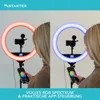 Lampa pierścieniowa LED Instarter RGB ze statywem, lampa Podgląd zdjęcia produktu 6
