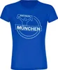 multifanshop Damen T-Shirt - München blau - Meine Fankurve, Produktbild-Vorschau 1