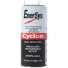 A white cylindrical battery with black and red labeling. Produktbild-Vorschau
