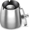 Aschenbecher mit Deckel, Edelstahl Aschenbecher Produktbild-Vorschau 3