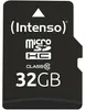 Intenso microSDHC-kaart, 32GB, Klasse 10 + SD-adapter Productafbeelding-voorbeeld 2
