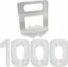 Fliesen Nivelliersystem Clips und Keile Set 1mm 1000 Stück Produktbild-Vorschau 1