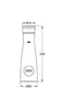 GROHE 4040500, Karaffe, 1 l, Transparent, Glas, Rund, Produktbild-Vorschau 2