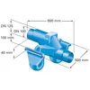 Überlaufsiphon DN 100 Höhenversatz 125 mm für Produktbild-Vorschau 3