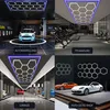 14er-Pack Hexagon LED Deckenleuchte mit Rahmen, 680W LED Produktbild-Vorschau 6
