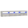 vidaXL TV skříňka s LED světly Betonová šedá 210x35x40 cm Náhled obrázku produktu 1