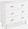 sweeek - Kinderkommode, 3 Schubladen mit wolkenförmigen Produktbild-Vorschau 1