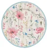 Clayre & Eef Frühstücksteller Ø 19 cm Weiß Rosa Porzellan Produktbild-Vorschau 1