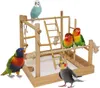 Duvo+ 3 in 1 Vogelspeeltuin onbehandeld hout Productafbeelding-voorbeeld 2