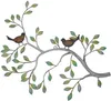 Wanddeko Ast mit Vögel Patina-Effekt Wandbild Wandschmuck Produktbild-Vorschau 3