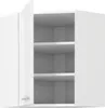 Eckhängeschrank 60x60 Lara Weiß Hochglanz Küchenzeile Produktbild-Vorschau 2