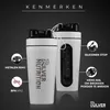 Pulver Premium Edelstahl Shaker 1000 ml – Weiß – Protein Produktbild-Vorschau 8
