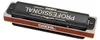 Professional Blues Harmonica in A (incl. case and cleaning Produktbild-Vorschau 3