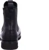 The back view of a black Chelsea boot with a thick sole. Produktbild-Vorschau