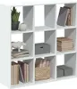 vidaXL Raumteiler-Bücherregal Weiß 102x29x103,5 cm Produktbild-Vorschau 2