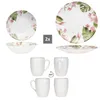 Ossia 6tlg Exotic Tearose Frühstücksset Steingut Teller Produktbild-Vorschau 4