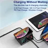 X9 100 W 8-Port-Ladestation USB-Ladegeraet-Hub Kabellose Produktbild-Vorschau 9