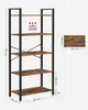 A diagram of a bookshelf with dimensions and weight capacity indicated. Produktbild-Vorschau