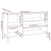 Schuhregal Grau Sonoma 102x36x60 cm Holzwerkstoff Produktbild-Vorschau 8