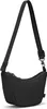 A black crossbody bag shown from a side angle against a white background. Anteprima dell’immagine prodotto
