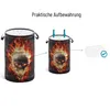 SANILO® Wäschekorb Totenkopf in Flammen Produktbild-Vorschau 5