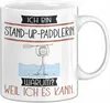 Stand-Up-Paddlerin Tasse Geschenk Ich Bin Produktbild-Vorschau 1