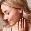 375er Gelbgold Creolen für Damen von Unique Produktbild-Vorschau 2