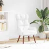 vidaXL Fotel biały 69 x 74 x 93 cm imitacja skóry Podgląd zdjęcia produktu 2