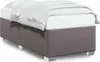 Bettgestell Grau 90x190 cm Kunstleder Produktbild-Vorschau 2