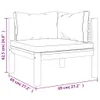 7-tlg. Garten-Lounge-Set mit Creme Kissen Massivholz Akazie Produktbild-Vorschau 9