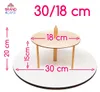 Brand4Cake 2-Stöckiger Tortenständer 30/18 cm Weiß Produktbild-Vorschau 2
