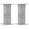 vidaXL Pied de haut-parleur 2 pcs. Gris béton 30x30x60 cm Voir les images du produit 1