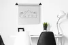 MuchoWow® Wandteppich Wandbehang Skyline "Ägypten" schwarz Produktbild-Vorschau 3