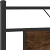 Bettgestell ohne Matratze Räuchereiche 160x200 cm Produktbild-Vorschau 8