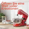 KitchenBrothers Küchenmaschine 2000W Rot - 6,2L Produktbild-Vorschau 2