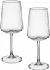 Set di bicchieri Rosso 540 ml - 2 pezzi, vetro scanalato, Anteprima dell’immagine prodotto 4