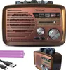 Radio retrò Bluetooth AM FM SW Radio portatile Supporta USB Anteprima dell’immagine prodotto 17
